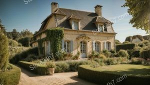 French Country House with Formal Garden