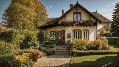 Charming Traditional German Cottage Garden