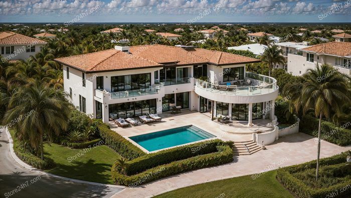 Boca Raton Luxury Villa Poolside Elegance