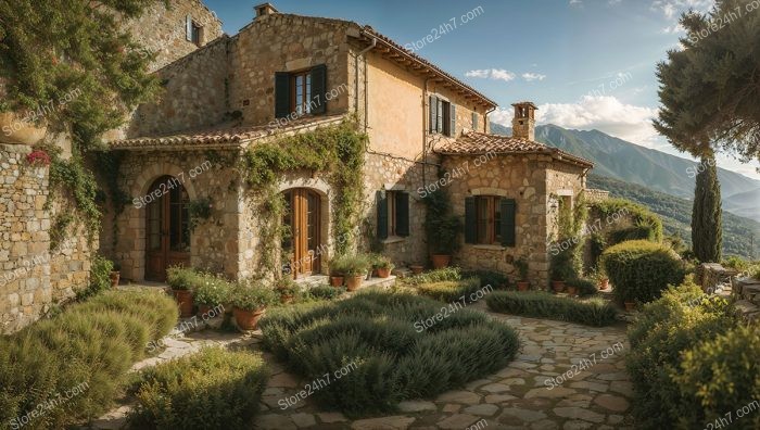 Rustic Single Family Home Nestled in Italian Hills