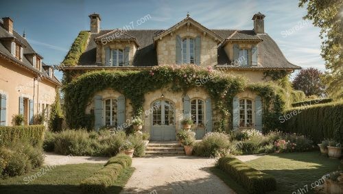 Charming French Country House Garden