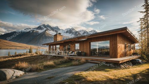 Alaskan Wilderness Modern Home View
