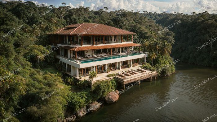 Luxurious Jungle Retreat with River Views