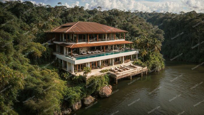 Luxurious Jungle Retreat with River Views