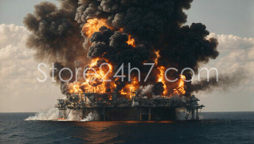 Offshore Rig Disaster at Sea