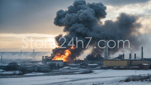 Industrial Facility Under Attack