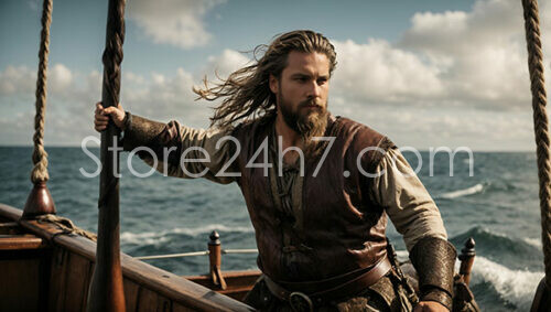 Viking Warrior at Sea Journey