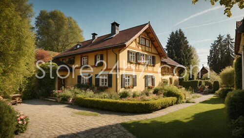 Traditional German House with Garden