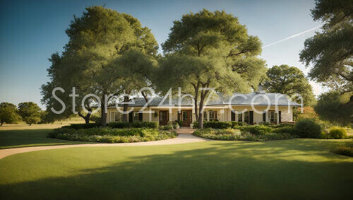 Texas Country Home Oak Canopy