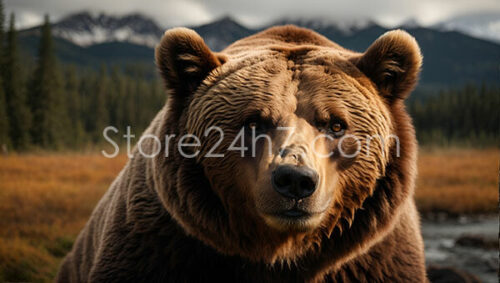Majestic Bear in Mountain Wilderness