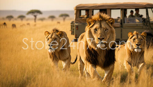Majestic Lions Safari Encounter Image