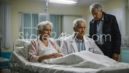 Elderly Patient Family Doctor Consultation