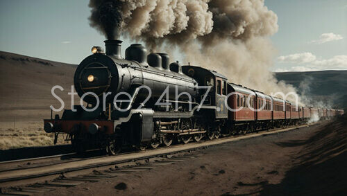 Historic Steam Train Through the Desert