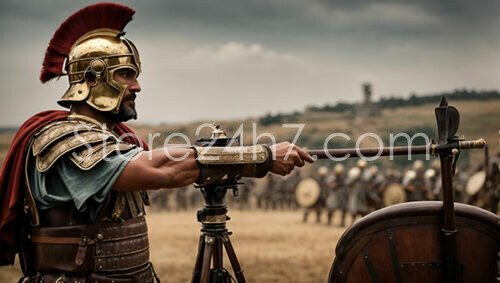 Roman Legionnaire Aiming Tactical Ballista