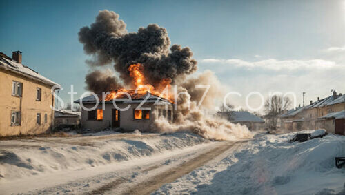 Winter Warfare Simulation in Ukraine