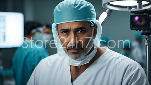 Confident Surgeon Ready to Operate