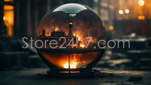 Apocalyptic Vision in Crystal Ball