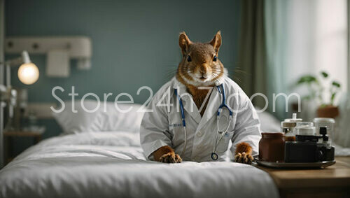 Squirrel Doctor Ready for Consultation