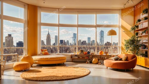 Sunny High-Rise Condo Interior