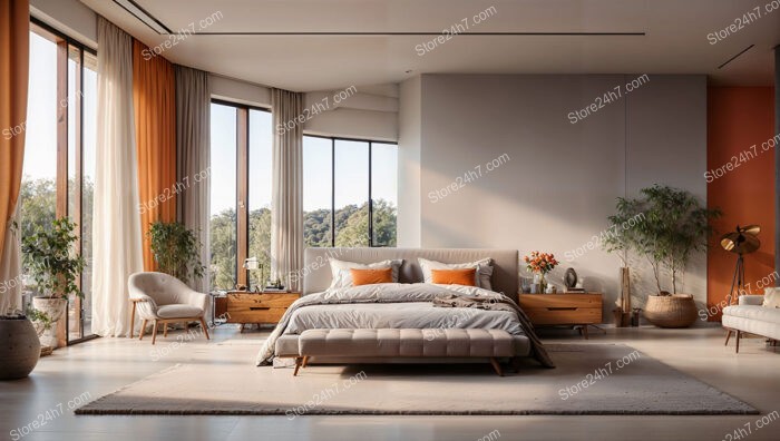 Warm Neutral Bedroom Interior Design