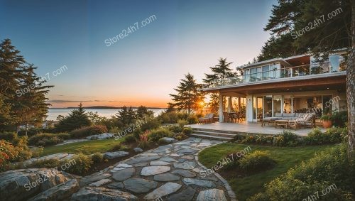 Coastal Haven Sunset Retreat Modernity
