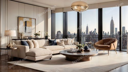 Luxurious Manhattan High-Rise Interior