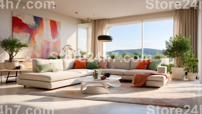 Vibrant Artistic Living Room Decor