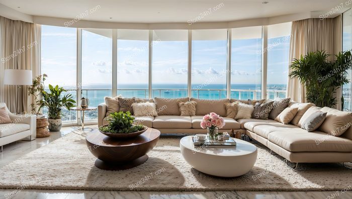 Coastal Florida Penthouse Oceanfront View