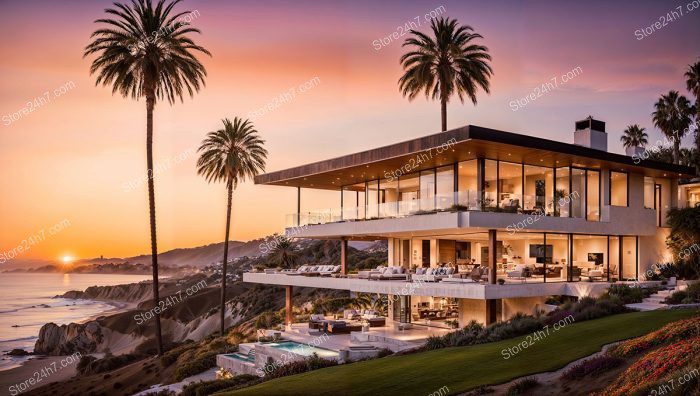 Iconic California Sunset Modern Villa