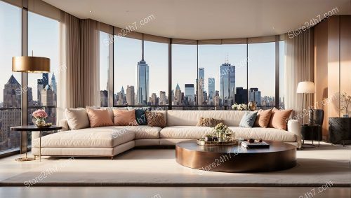 Chic High-Rise Apartment City View