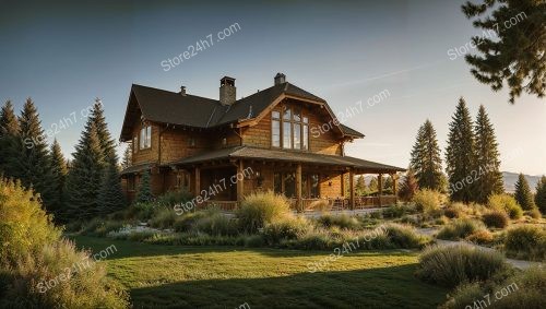 Idaho Classic Home Serene Landscape