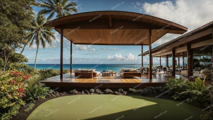 Hawaiian Coastal Open Pavilion Residence