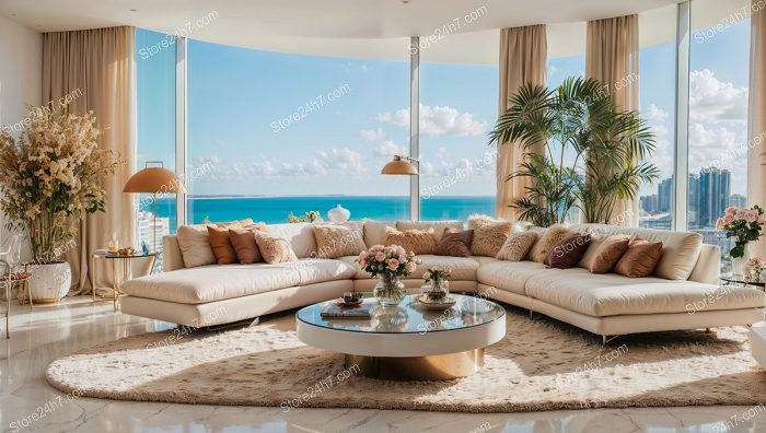 Coastal Chic Miami Penthouse View
