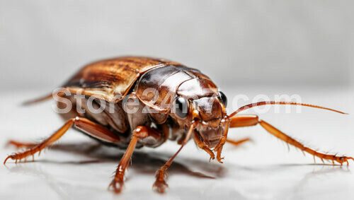 Bronze Cockroach Macro Photography Detail