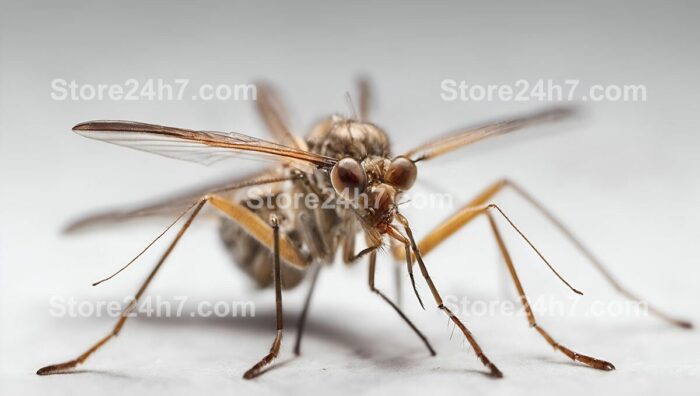 Macro Mosquito Portrait Detailed Photography