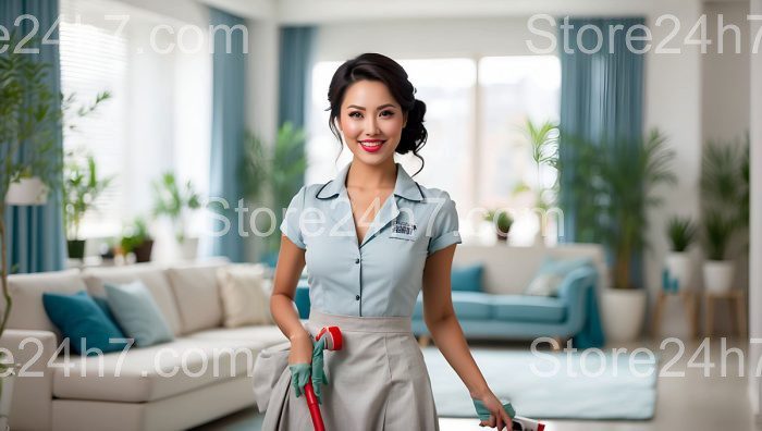 Modern Maid Service in Stylish Home