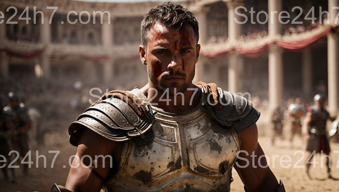 Gladiator Warrior After Colosseum Battle