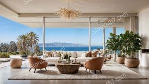 Coastal California Luxury Home Interior