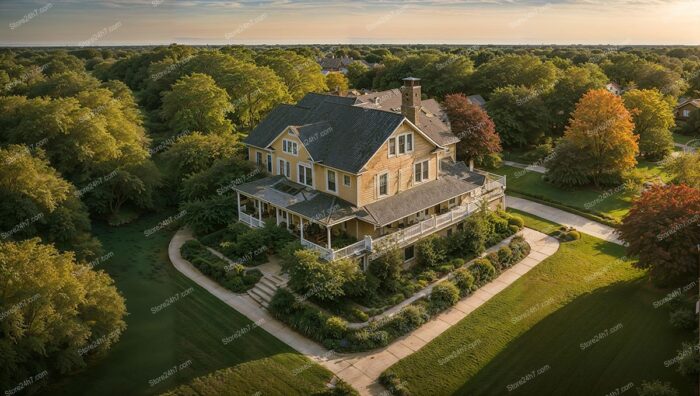 Illinois Traditional Home Autumn Splendor