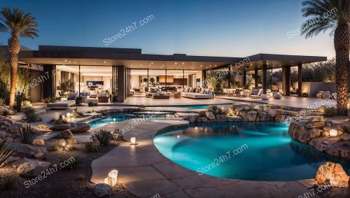 Desert Twilight Luxury Oasis Home