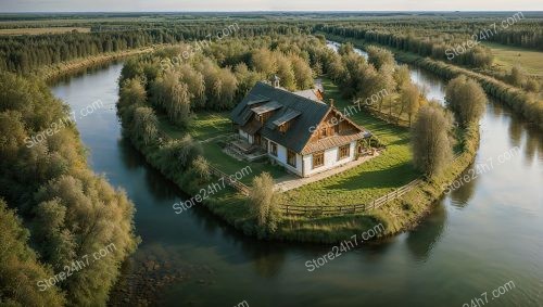 Secluded Russian Cottage Riverside Retreat