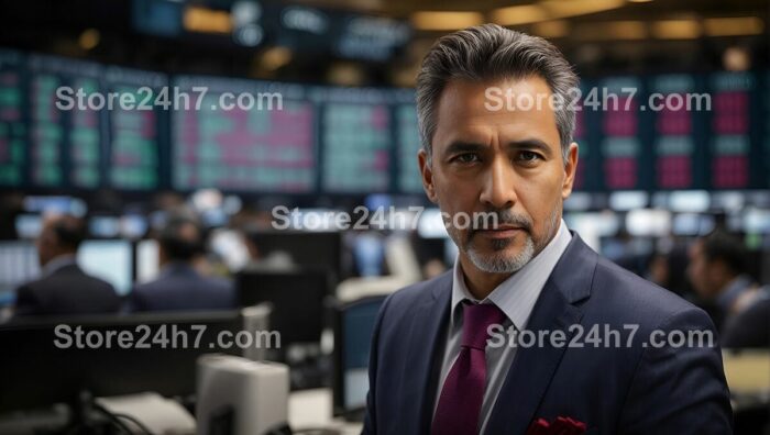 Senior Financial Advisor on Trading Floor