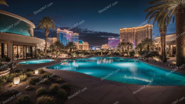 Luxury Las Vegas Home Twilight