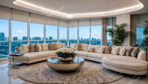 Miami Highrise Elegant Interior View