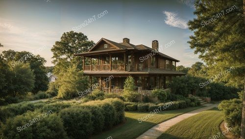 Rustic Woodland Home Arkansas Serenity