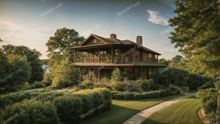 Rustic Woodland Home Arkansas Serenity
