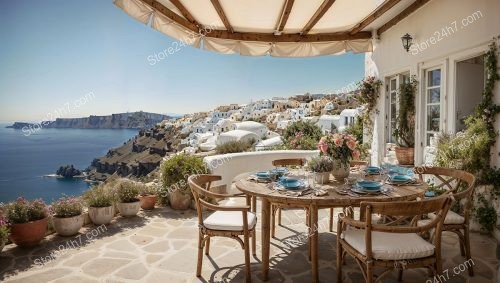 Santorini House with Ocean View