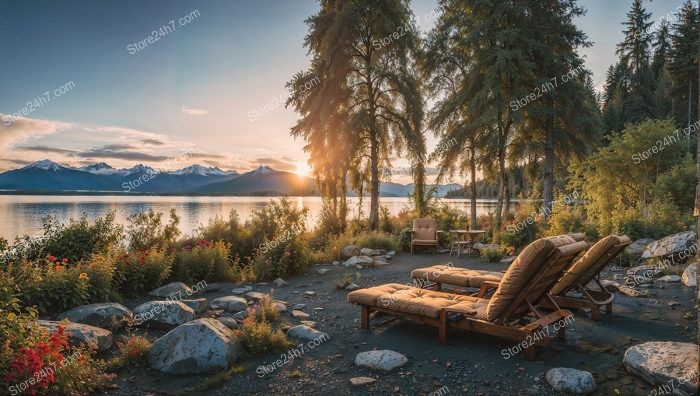 Serene Lakeside Retreat with Stunning Mountain Views