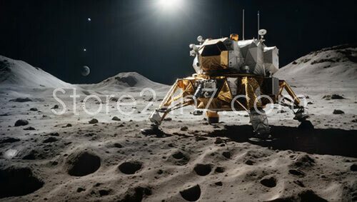 Lunar Module on the Lunar Surface