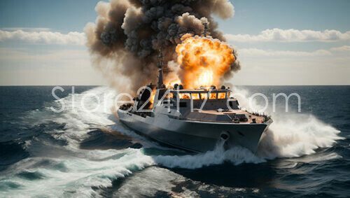 Missile Strike on Naval Vessel in the Red Sea